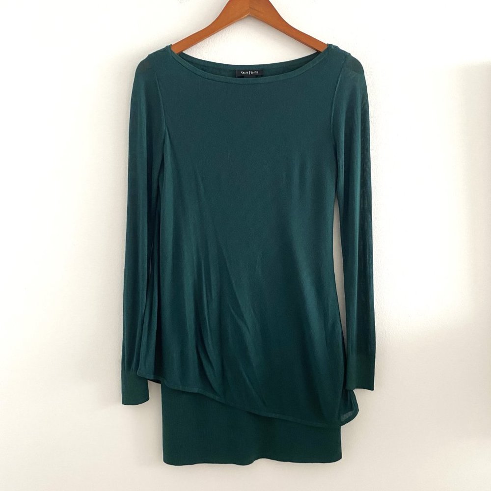 WHBM Double Layer Tunic Green - Picture 2 of 13